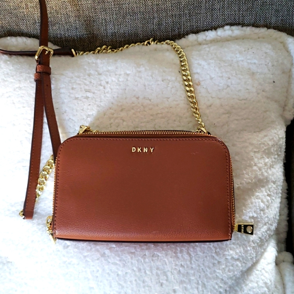 DNKY Felicia Double Zip Crossbody